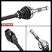 A-Premium CV Axle Shaft Assembly Compatible with Polaris Ranger 500 6x6 1999 2000 2001, Front Left or Right, Replace# 1380133