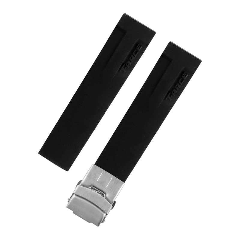 Bracelet de montre en caoutchouc souple haute finition Tissot T048 20mm