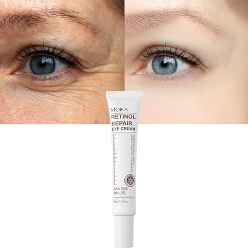 Retinol Eye Cream for Dark Circles Puffiness and