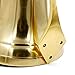 Handcrafted Trading Co. Brass Plated Hanging Ship’s Bell 6 Inch – Nautical Wall Mounted Marine Decorative Bell for Indoor & Outdoor Home Decor