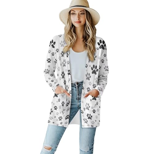 Cardigan for Women Long Sweater Open Front Sweaters Fashion Lightweight Cardigans with Pockets2