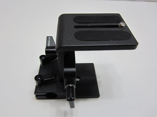 PS-Pro Camera Mount with 15mm rod support and black resettable 6 position head screws