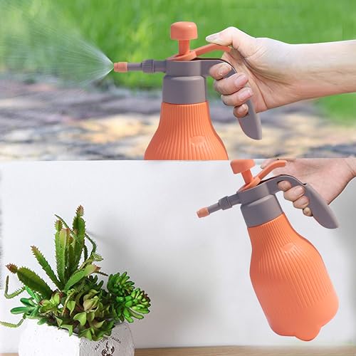 Image of HomeCloud 2000ml Garden Water Sprayer Manual Pump | Versatile Tool for Gardening Plants, Flowers & Lawn Care with Shower & Spray Options for Herbicides, Pesticides & Fertilizers | Pack of 1 (Orange)