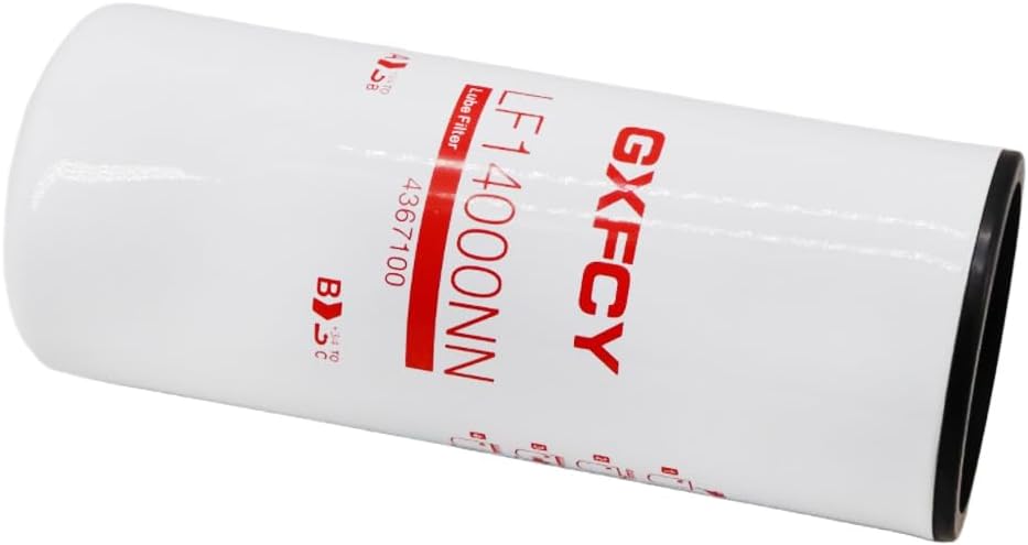 LF14000NN Oil Filter Replace 4367100 LF9080 P559000 LF9001 BD7154 57746XD 600-211-1340 LFP9001 LF9011 BD50000 Compatible with ISX ISM QSX QSM QST X15 M11 Diesel Engines(Pack of 4)