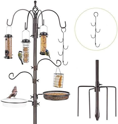 Wild Bird Feeder Station Bird Feeder Pole Bird Feeder Hanger 94 I...
