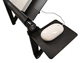 LapWorks Wizard MouzPad (size 6-1/4 x 7-3/4 inches) - Mouse Pad Platform & Adjustable Angle Leg Clamp only - DOES NOT INCLUDE THE WIZARD DESK STAND, LAPTOP OR MOUSE.