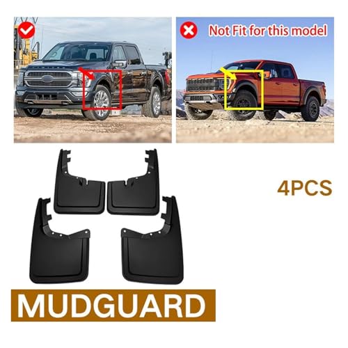 Garde-boue Ford F150 2021 bavettes faciles à installer et à nettoyer