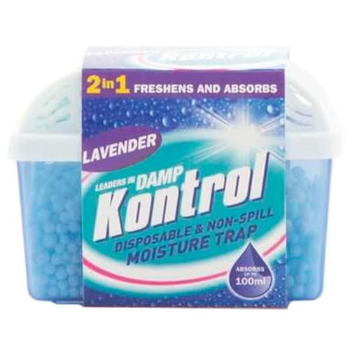 Image of 6 x Kontrol Mini Moisture Trap - Freshens Air and Absorbs Damp lavender Scent (4)