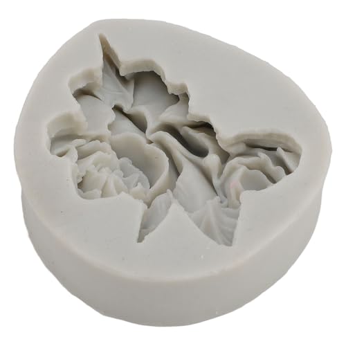 Gardenia - Vela gruesa de silicona con forma de flor para bombas de baño de resina, esculturas de hielo, arcilla