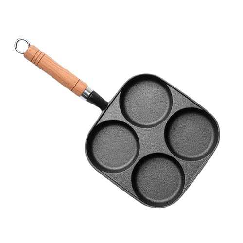 Egg Frying Pan, 4-Cup Nonstick Pancake Pan Versatile Breakfast Skillet for Eggs, Pancakes, Plett, Crepes, Suitable for Gas Stove & Induction.