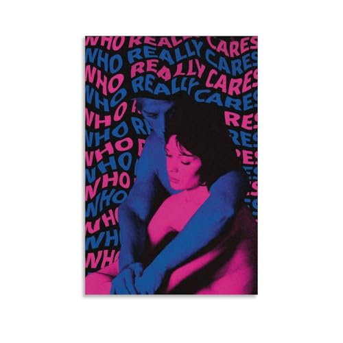 Gufatoo Poster su tela con motivo TV Girl Rock Band, vintage, per stanza, decorazione artistica da parete per camera da letto, 20 x 30 cm