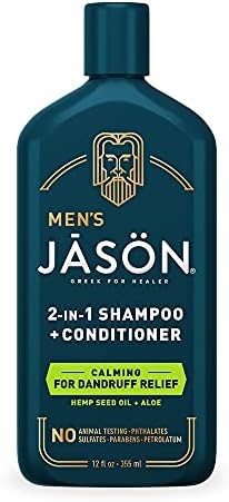 Jason Men's Calming 2-in-1 Shampoo and Conditioner, 12 oz