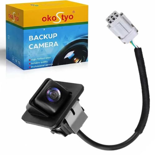 Image of No. 95760-A7000 Rear View Backup Reverse Parking Camera /Rear View Camera | Compatible with Kia Forte 1.8L /2.0L LX EX SX LX Fits 2014 2015 2016 [6 PINS] - Rear Replaces OEM Part #95760A7000