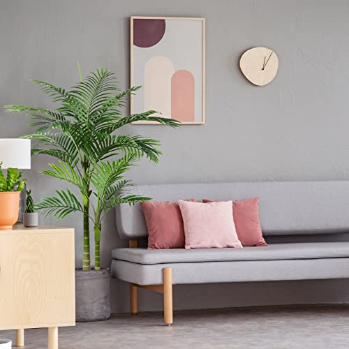 Oakred Artificial Golden Cane Palm Tree,5Ft Tall Fake Plant Faux Palm Plants For Indoor,Artificial Plants For Office Home Living Room Patio Decor #TOP6