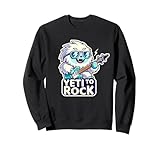 Photo Gallery divertente yeti to rock felpa Photo Gallery divertente yeti to rock felpa