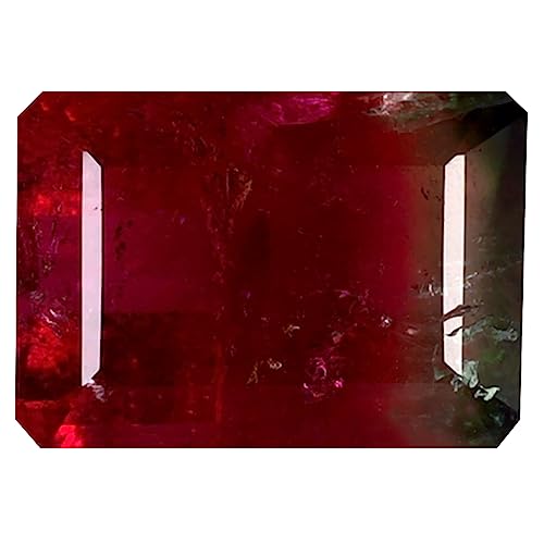 Tourmaline pastèque de 2.02 ct en vrac | Pierre précieuse octogone 9x6mm