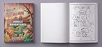 Jungle Adventures Coloring Book: For Kids Ages 4-8 1732752885 Book Cover
