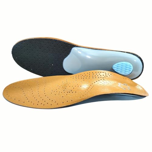 ZBDZSW Plantilla de Cuero Plantilla de Arco Plantilla Acolchada de látex Lámina de Nailon para un Soporte Firme Plantilla Unisex