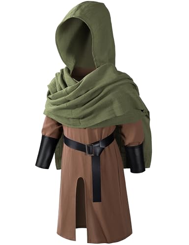 Image of TOKYO REVENGERS Kids Medieval Renaissance Pirate Costume Knight Cosplay Outfit LARP Costume Accessories Set