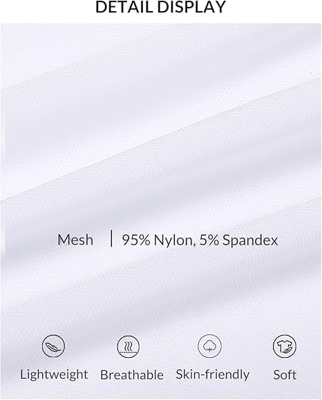 FRYAID Swimsuit Cover Up Women See Through Oversized Shirt Hawaii Swimwear Vacation T-Shirt Sheer Mesh Summer Beachwear Tee - Image 4