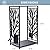 WILLOW WEAVE Firewood Rack Fire Log Holder Storage Set with 4 Tools Brush, Shovel, Poker, and Tongs, Easy to Use and Clean, Decorative Fireplace Wood Rack, Great Space Saver for Indoor/Outdoor