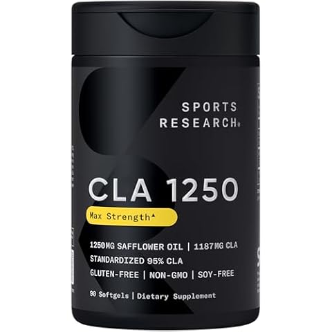 Sports Research CLA 1250mg Softgels Cover
