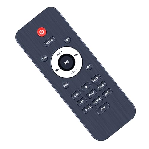 ZWP Replacement Remote Control for WISCENT WTB-797 WTB-791, WIITHINK WCD-9949 Micro HiFi CD Player Boombox