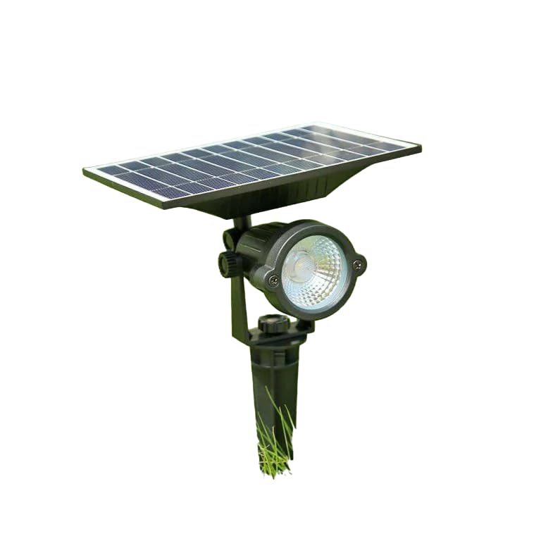 Solar Lawn Spike | Solar Powered Outdoor Waterproof IP65 Adjustable Solar Powered Landscape Spotlights | Auto On/Off LED Garden Lights for Yard Walkway, Parking Lot, Street, Patio