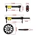 TTTLLNN Easy Folding Wheel Rear Load Rack Rod Aluminum Alloy Extension Telescopic Bro-mpton