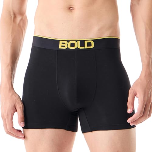 Image of Boldfit Trunk Underwear for Men, Modal Stretch Innerwear, Ultra-Soft Lightweight Boxer Briefs, No-Ride-Up Fit, Open Fly, Moisture-Wicking, Anti-Bacterial, Plush No-Mark Waistband