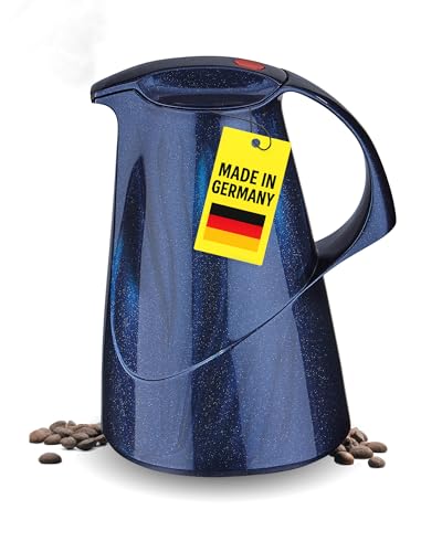 ROTPUNKT Isolierkanne 1L - Premium Kaffekanne Made in Germany I Hält bis zu 24 Std heiß I Warmhaltekanne für Kaffee und Tee (Stephanie 260, Sparkling Nightsky) ROTPUNKT Isolierkanne 1L - Premium Kaffekanne Made in Germany I Hält bis zu 24 Std heiß I Warmhaltekanne für Kaffee und Tee (Stephanie 260, Sparkling Nightsky)