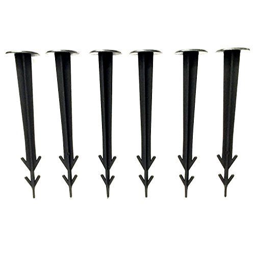 Preisvergleich Produktbild HAC24 12 Stück Befestigungsanker für Unkrautvlies Erdanker Erdnägel Bodenanker