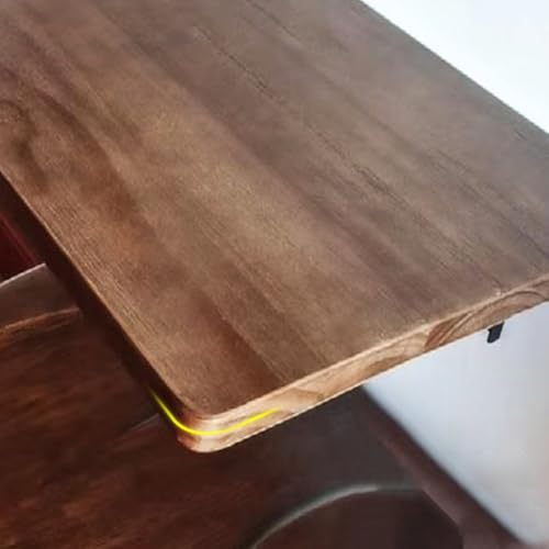 Bureau mural pliable pour petit appartement : libérez votre espace au sol - 4