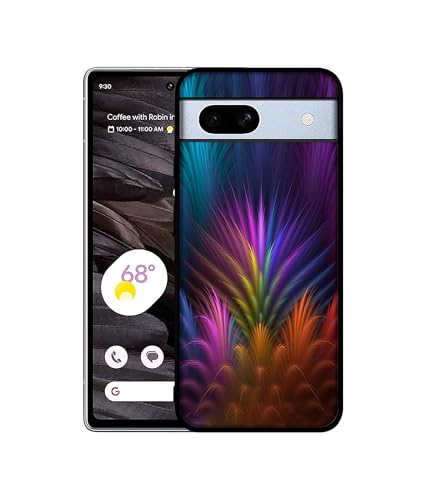 Image of Multicoloured Design Premium 2D Printed Metal Back Case Cover for Google Pixel 7A 5G