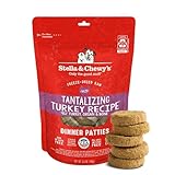 Stella & Chewy's Freeze-Dried Raw Dinner Patties - Turkey Recipe - High Protein Grain-Free Puppy & Dog Food - Perfect For Picky Eaters - 5.5 oz