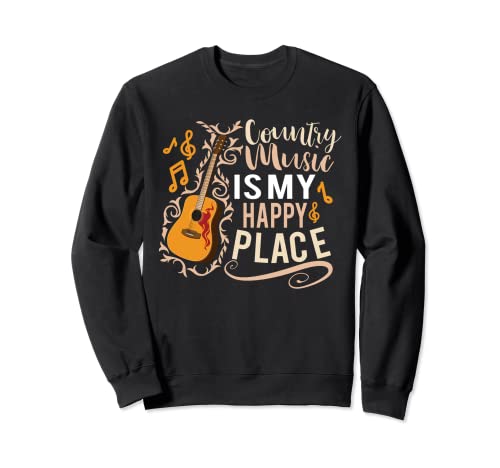Country Music Southern Music Country - Amante de la música country Sudadera