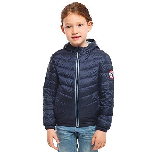 Image of Rokka&Rolla Girls' Ultra Lightweight Packable Down Puffer Jacket Coat