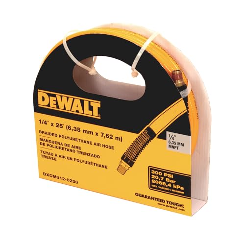 Tuyau en polyuréthane flexible Dewalt DXCM012-0250 pour air comprimé 1/4