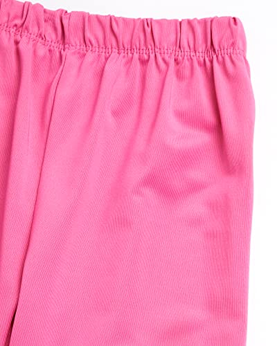 Dkny Girls' Leggings Set - 2 Piece Fleece Pullover Sweatshirt And Stretch Leggings, Size 8, Wild Orchid/White #TOP5