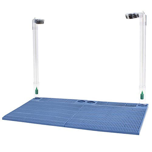 Image of Penn-Plax Undergravel Aquarium Filter for 15-20 (high) Gallon Tanks - Two 11.2 inch x 11.25 inch Plates - Under Gravel System for Clear, Clean Water - Safe for Freshwater and Saltwater Tanks