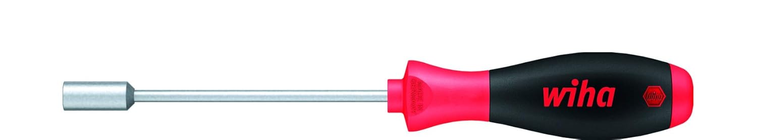 Wiha 34129 Nut Driver with SoftFinish Handle, 13.0mm x 125mm