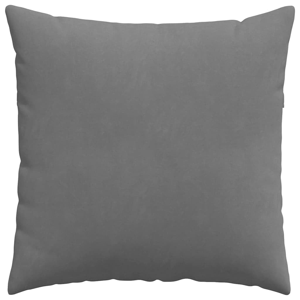 Mangloder - Cuscino da divano, 2 pezzi, grigio scuro, 60 x 60 cm, tessuto con imbottitura in poliestere, rivestimento sfoderabile, morbido e confortevole, ideale per soggiorno, ufficio, sala da pranzo