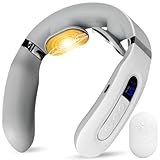 Richie House Neck Massager for Pain Relief Deep Tissue,Electric Portable Neck Massager with Heat for Women Men