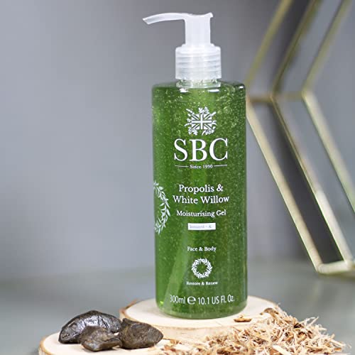SBC Skincare Propolis & White Willow Moisturising Gel 300ml, Lightweight - Image 2