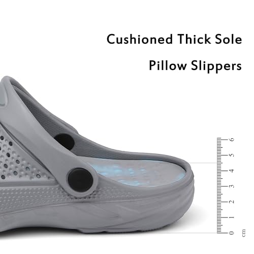 Image of INMINPIN Mens Womens Garden Clogs Shoes Beach Slippers Pool Water Sandals with Comfortable Arch Support Insole