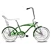 Tracer Hyena Retro Beach Cruiser for Adults,20 Inch Wheels,1.75 Tire, City Bike, Lowrider Springer Fork Retro Banana Seat,High Rise Handlebar-Green