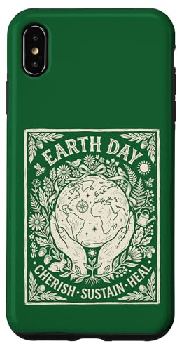 Earth Day Sustain Our Planet �r���e�[�W ���R �X�}�z�P�[�X iPhone XS Max �p