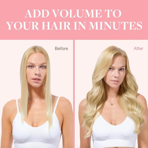 Image of GOO GOO Clip in Hair Extensions Real Human Hair Back Fill Extension 2Pcs