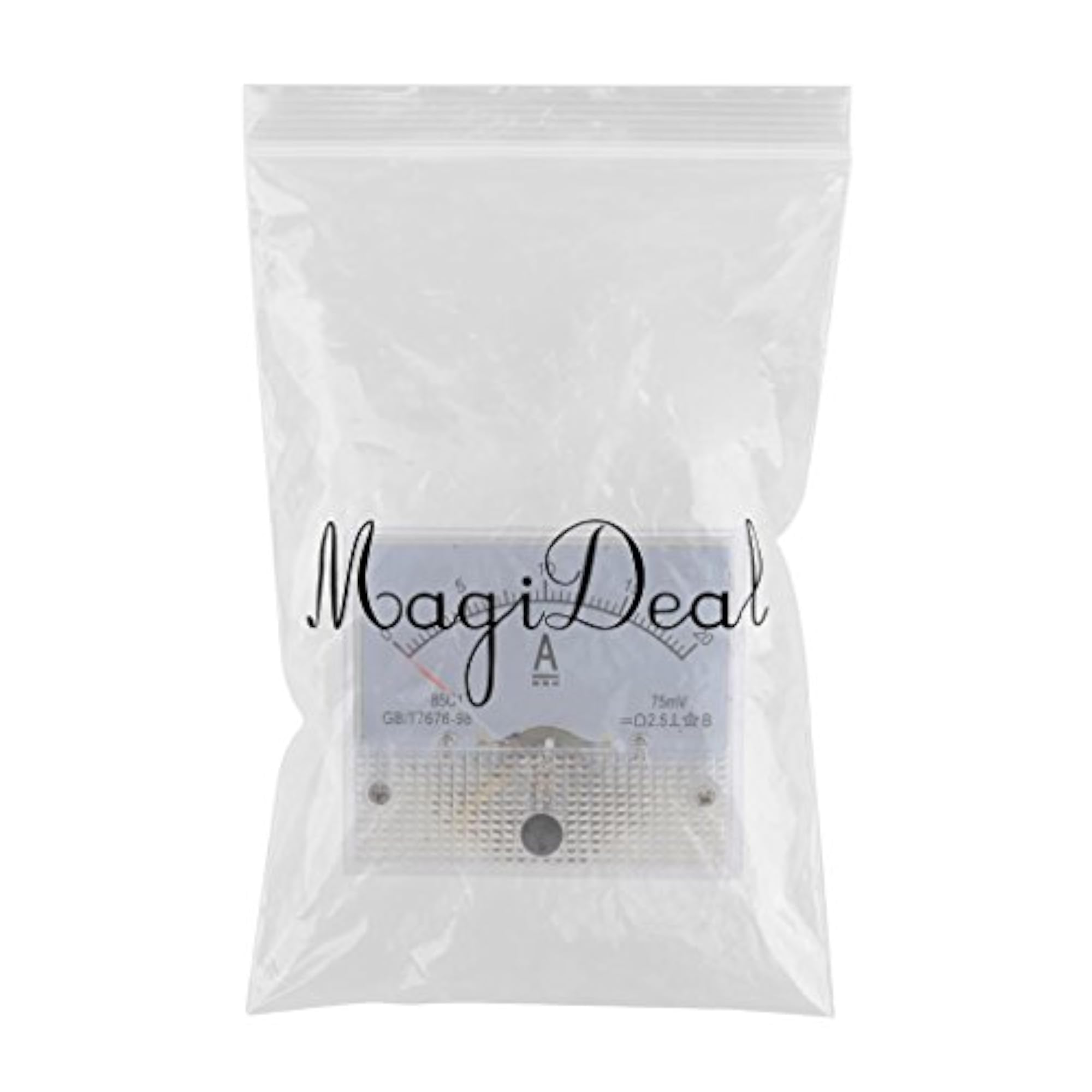 DC Ammeter Analog Panel Meter Current Gauge 0-20A