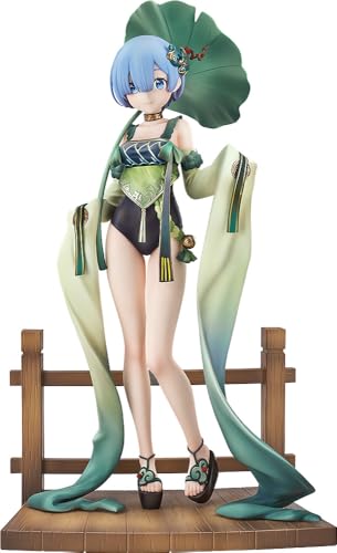 グッドスマイルアーツ上海 Re:ゼロから始める異世界生活 レム 庭園中の休みVer. プラスチック製 塗装済み完成品 1/7スケール 専用台座付属 全高約260mm